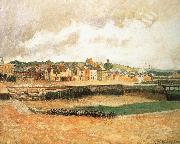 Camille Pissarro Fishing port oil